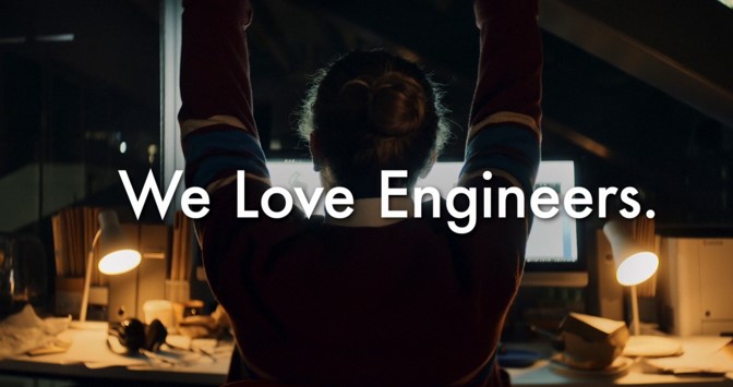 Kyoceras neue Markenkampagne "We Love Engineers" (Die Bildrechte liegen bei dem Verfasser der Mitteilung.)