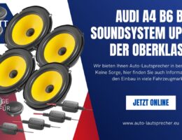 Audi A4 B6 B7 Soundsystem Upgrade der Oberklasse (Die Bildrechte liegen bei dem Verfasser der Mitteilung.)