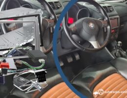 Alfa Romeo 147 Radio Tausch mit BOSE zu Fremdhersteller (Die Bildrechte liegen bei dem Verfasser der Mitteilung.)