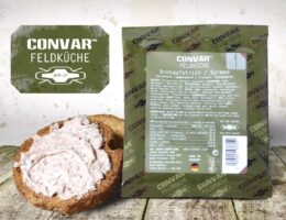 CONVAR Feldküche Brotaufstrich mit Leberwurst-Geschmack (© CONVAR FOODS)