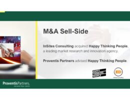 Proventis berät Happy Thinking People beim Verkauf an InSites Consulting (© )