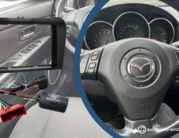 Mazda 3 Autoradio nachrüsten mit Fremdhersteller Gerät (Die Bildrechte liegen bei dem Verfasser der Mitteilung.)