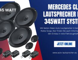 Mercedes CLK Lautsprecher nachrüsten mit 345Watt System (Die Bildrechte liegen bei dem Verfasser der Mitteilung.)