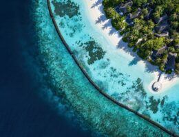 Lagune von Baros Maldives
