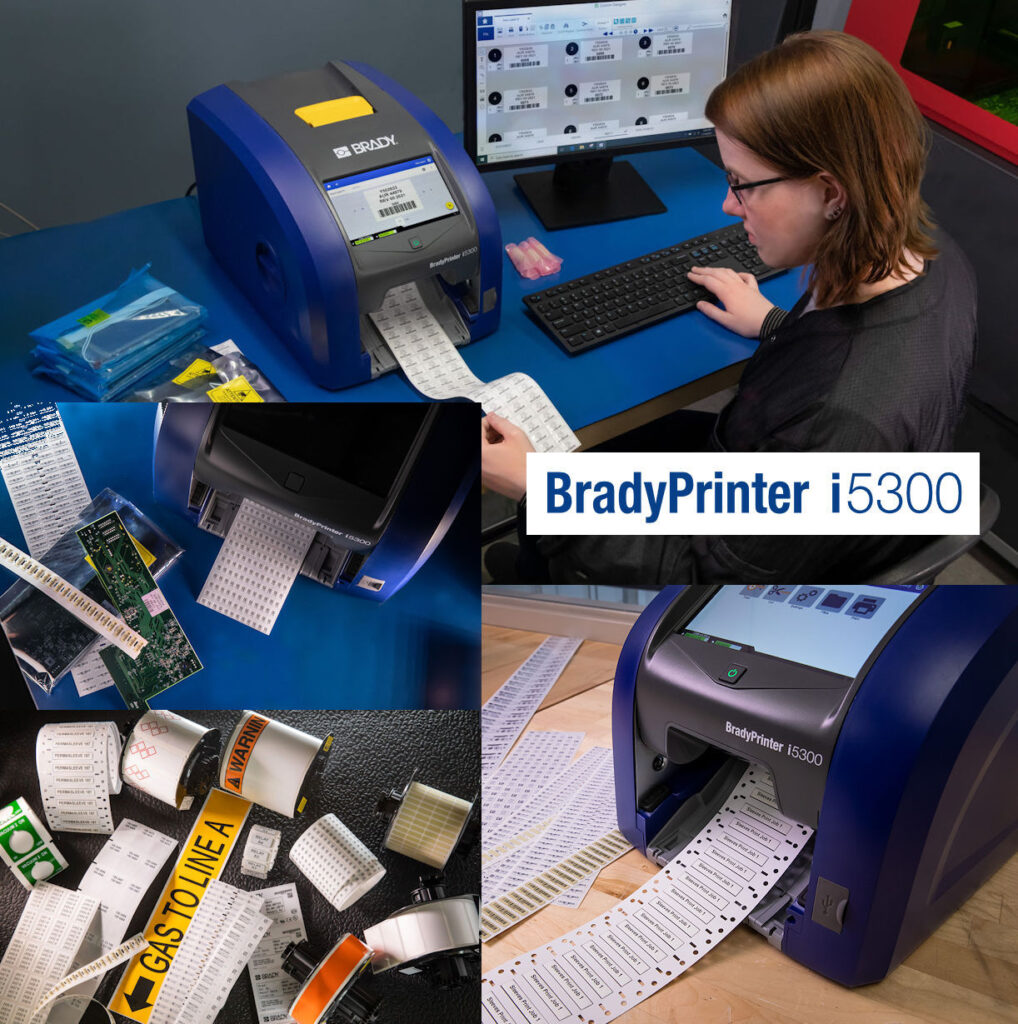 Brady i5300 Etikettendrucker mit automatischer Materialerkennung