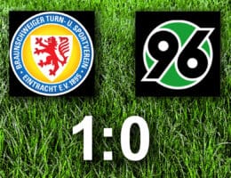 Eintracht Braunschweig gewinnt das Niedersachsen-Derby gegen Hannover 96 auf den letzten Drücker