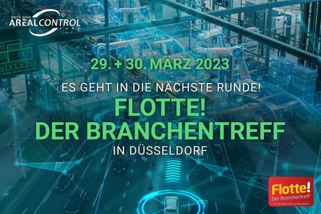 FLOTTE! Der Branchentreff - jährlich im März in Düsseldorf für Fuhrparkverantwortliche. (© AREALCONTROL GmbH)