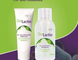 OraLactin. Neue pre- und postbiotische Zahncreme und Mundspülung (© Cumdente GmbH)