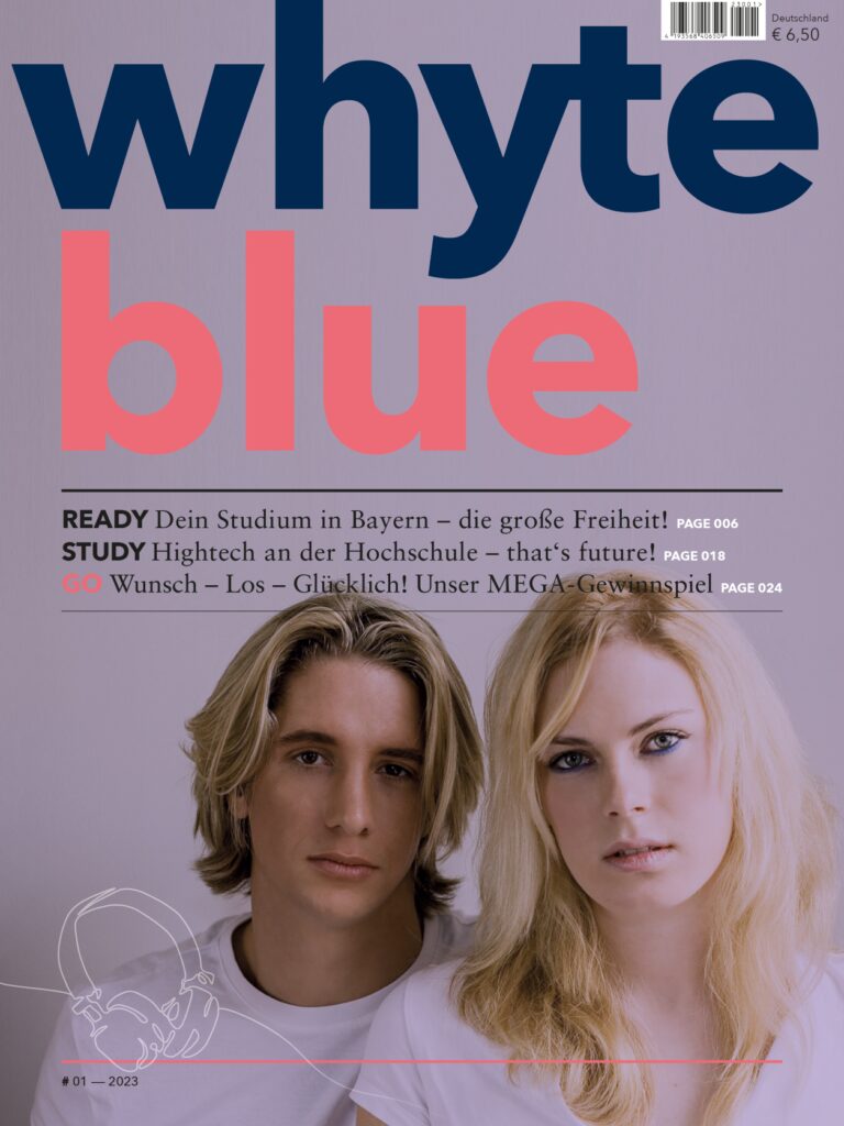 whyte blue begeistert Abiturient:innen im Freistaat auf unkonventionelle Weise für ein Studium in Bayern.(© izusek)