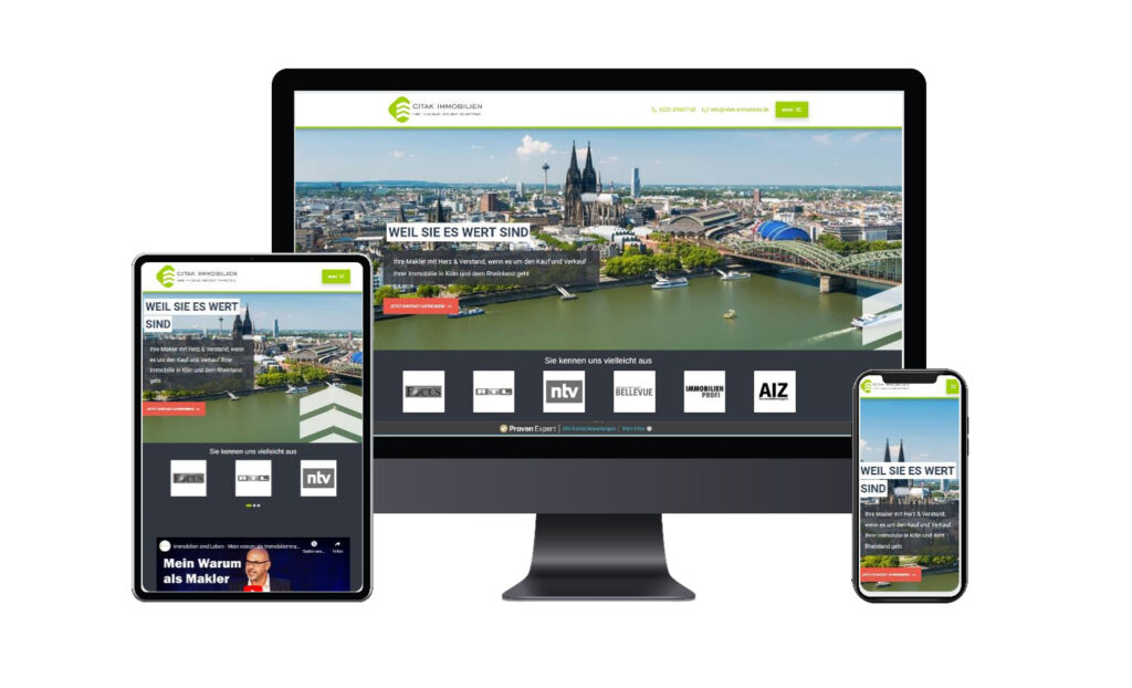 Makler Köln - Citak Immobilien Website 2023