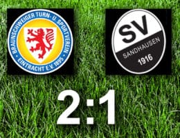Eintracht Braunschweig bringt sich durch Sieg über den SV Sandhausen in gute Ausgangsposition gegen den Abstie