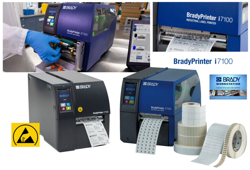 Brady i7100: Zuverlässiger Industrie Highspeed Etikettendrucker