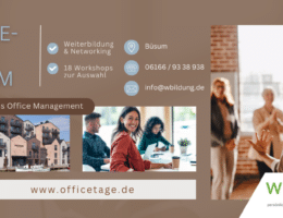 Weiterbildung & Networking für Assistenz und Office Management
