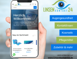 LinsenKontakt24.de: Ihre verlässliche Quelle für Kontaktlinsen, Pflegemittel und Kontaktlinsenzubehör