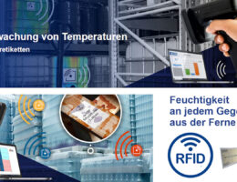 RFID-Etiketten für die Temperatur-  und Feuchtigkeitserkennung