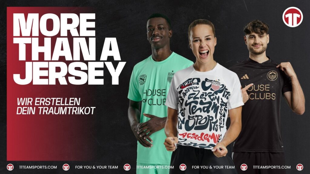 11teamsports Group launcht neue Teamsportkampagne "More than a Jersey" (© 11teamsports Group)
