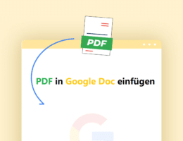So können Sie PDF einfach in Google Docs einfügen