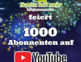Hopfen und mehr feiert 1000 Abonnenten auf YouTube (© Hopfen und mehr GmbH)