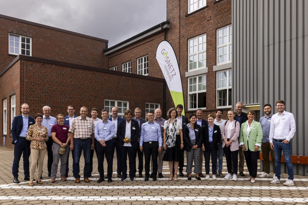 Die 25-köpfige Runde bei der Wasserstoffnetz-Konferenz von Gasnetz Hamburg