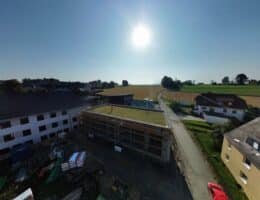 Innovatives Schwammstadt-Projekt:Erstes Detention Roof nach dem Purple Roof Konzept in Deutschland installie