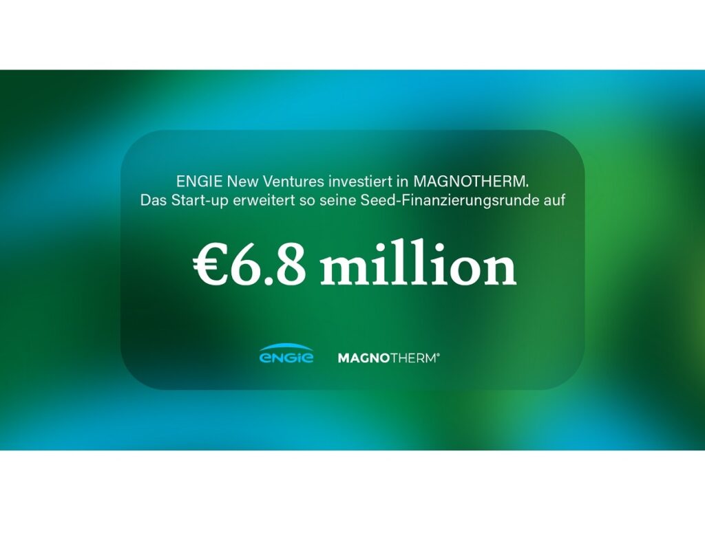Wasserstoffverflüssigung - ENGIE New Ventures investiert in MAGNOTHERM