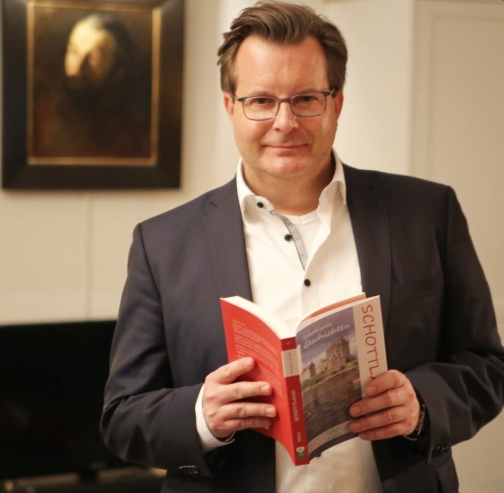 Schottland-Fan durch und durch: Der Wiesbadener Buchautor René Niklaus