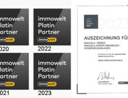 Immowelt Platin-Partner 2023 - Manuela Weber Immobilien-Vermögensanlagen