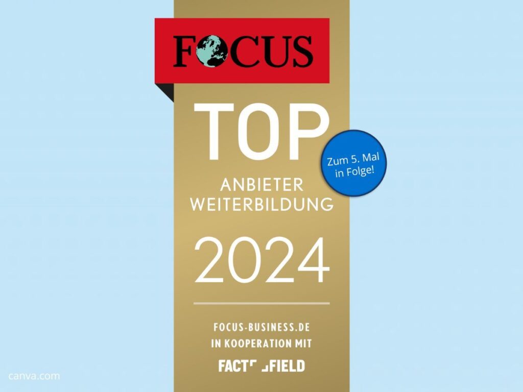 Focus Top-Anbieter Weiterbildung 2024  (© Mit Hilfe von Canva.com :-))