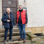 Der Gutachter Dr. Geerd Dahms (links) nahm gemeinsam mit Robert Hase von der FIM Gruppe das Haus Am Laibach 30 in Augenschein.