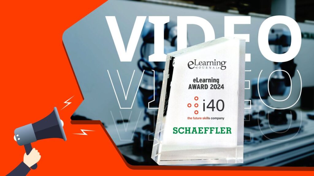 i40 und Schaeffler gewinnen eLearning Award 2024 mit weltweitem Videotraining zur Digitalisierung  (© Bildquelle: i40.de)