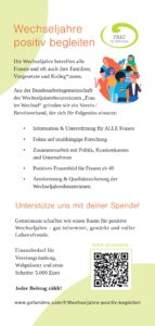 Deutscher Verband für Wechseljahresberatung e.V - Presseinformation zur Gründungsversammlung