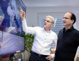 Die BusinessCode CEOs Martin Schulze und Martin Bernemann (Die Bildrechte liegen bei dem Verfasser der Mitteilung.)