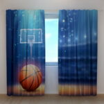 Basketball Arena and Ball Vorhang