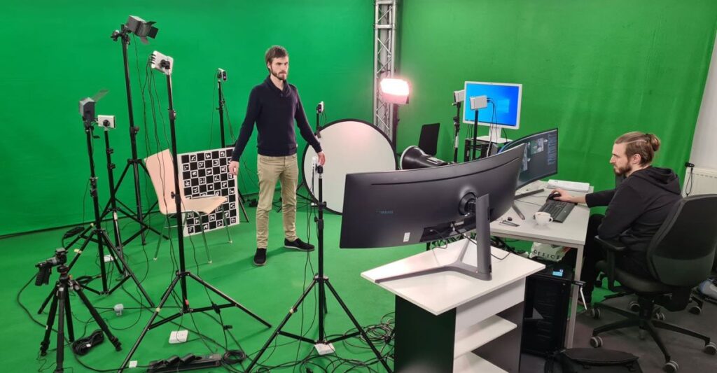 Das Scanning-System der HSD bildet die technische Grundlage für die Aufnahme von 4D Videos (© Hochschule Düsseldorf)