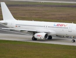Das Kurz- und Mittelstreckenflugzeug A320-232 ist Teil der Flotte von LEAV Aviation. (Quelle: LEAV) (Die Bildrechte liegen bei dem Verfasser der Mitteilung.)
