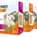 Frontpro® gibt es in vier verschiedenen Gewichtsklassen für Hunde jeder Größe (Bildquelle: @ Boehringer Ingelheim)