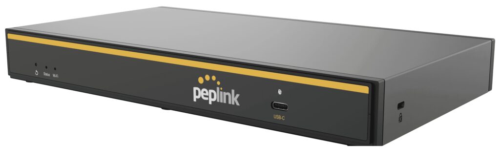 B One-Router von Peplink (Die Bildrechte liegen bei dem Verfasser der Mitteilung.)