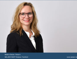 Notarin Bettina Selzer zur Notwendigkeit eines Ehevertrages für Unternehmer und Gesellschafter (Die Bildrechte liegen bei dem Verfasser der Mitteilung.)