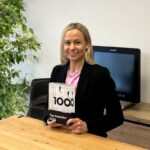 Verena Schechner freut sich über die Auszeichnung als TOP 100-Innovator 2024 (© noax Technologies AG)
