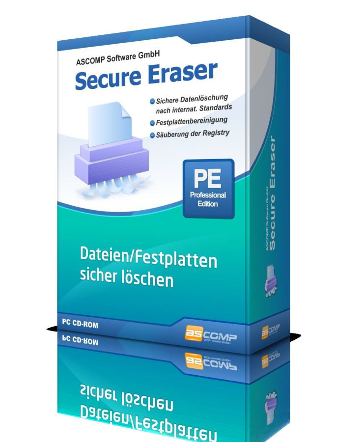 ASCOMP Secure Eraser: Sichere Datenlöschung für Windows (© )