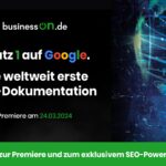 Die weltweit erste SEO-Dokumentation - business-on.de