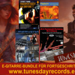 Wer ein E-Gitarre Buch sucht wird spannende Lehrwerke beim Tunesday Records Musikverlag entdecken. (Die Bildrechte liegen bei dem Verfasser der Mitteilung.)
