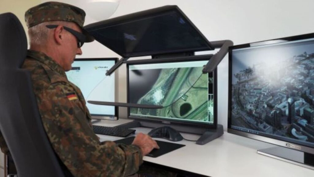 Professionelle 3D-Stereo-Visualisierung für das Militär. (© Schneider Digital)