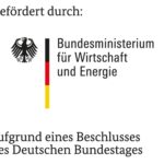 Logo: Gefördert durch das Bundesministerium für Wirtschaft und Energie aufgrund eines Beschlusses des Deutschen Bundestages