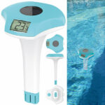 infactory Digitales Solar-Teich- & Poolthermometer PT-160