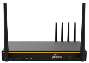 Der Router B One 5G von Peplink (Die Bildrechte liegen bei dem Verfasser der Mitteilung.)