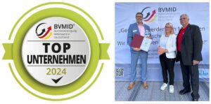 Verleihung TOP 100 Unternehmen für IPP Dr. Klügl vom BVMID  (© René Reiter BVMID Geschäftsstelle Nürnberg)