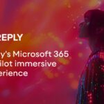 REPLY präsentiert die M365 Copilot Immersive Experience auf der XCHANGE 2024 in Mailand. Copyright: Reply