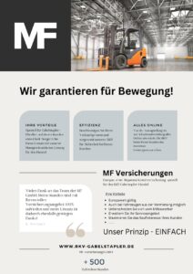 Neue Garantiekostenversicherung für die Fördertechnik - MF Versicherungs GmbH
